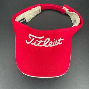 Titleist Foot Joy Pro V1 Red Visor